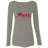 Mars Music NL6731 Ladies' Triblend LS Scoop