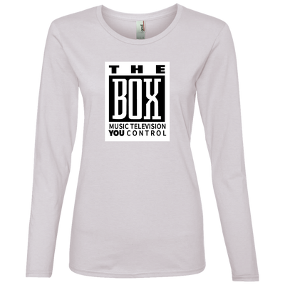 The Box White 884L Ladies' Lightweight LS T-Shirt