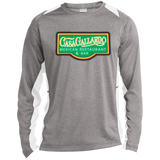 Casa Gallardo ST361LS Long Sleeve Heather Colorblock Poly T-Shirt