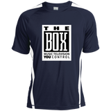 The Box White ST351 Colorblock Dry Zone Crew