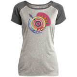 Northwest Plaza LST362 Ladies Heather on Heather Performance T-Shirt