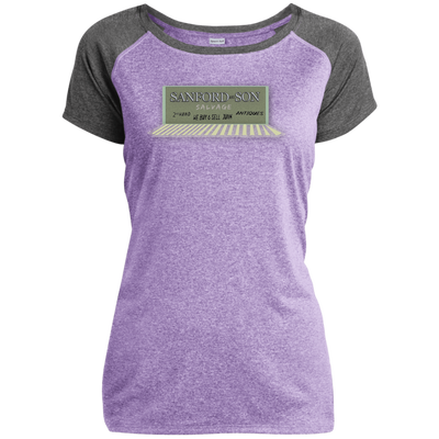 Sanford And Son LST362 Ladies Heather on Heather Performance T-Shirt