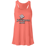 Jamestown Mall White B8800 Flowy Racerback Tank