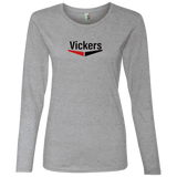 Vickers Black 884L Ladies' Lightweight LS T-Shirt