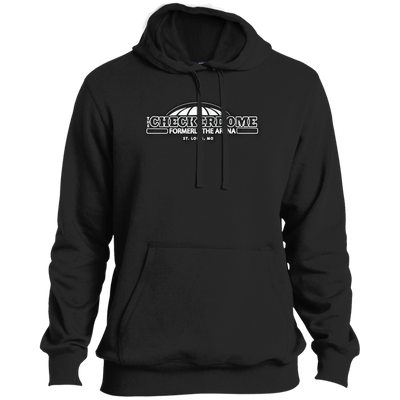 Checkerdome White TST254 Tall Pullover Hoodie