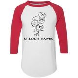 St. Louis Hawks Black 420 Colorblock Raglan Jersey