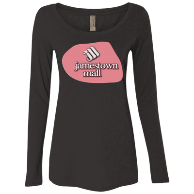 Jamestown Mall Red NL6731 Ladies' Triblend LS Scoop