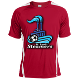 St. Louis Steamers White ST351 Colorblock Dry Zone Crew