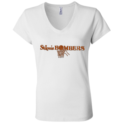 St. Louis Bombers B6005 Ladies' Jersey V-Neck T-Shirt