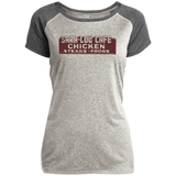 Sara Lou LST362 Ladies Heather on Heather Performance T-Shirt