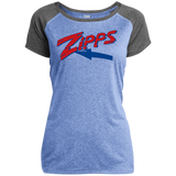 Zips   Ladies Heather on Heather Performance T-Shirt