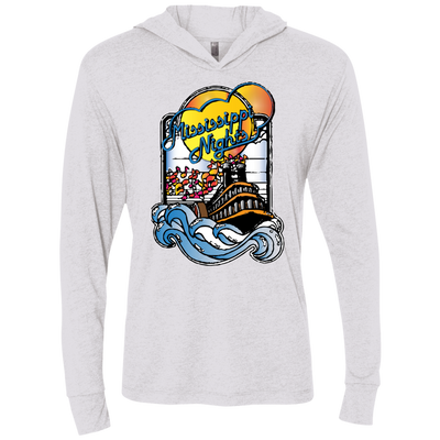 Mississippi Nights NL6021 Unisex Triblend LS Hooded T-Shirt