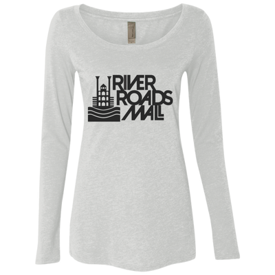 River Roads Mall NL6731 Ladies' Triblend LS Scoop