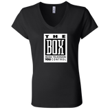 The Box White B6005 Ladies' Jersey V-Neck T-Shirt