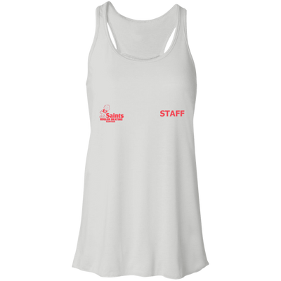 Saints Staff B8800 Flowy Racerback Tank