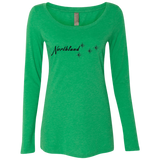 Northland Plaza NL6731 Ladies' Triblend LS Scoop