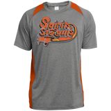 St. Louis Spirits ST361 Heather Colorblock Poly T-Shirt