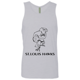 St. Louis Hawks Black NL3633 Men's Cotton Tank