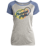 Mississippi Nights LST362 Ladies Heather on Heather Performance T-Shirt