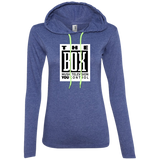 The Box White 887L Ladies' LS T-Shirt Hoodie