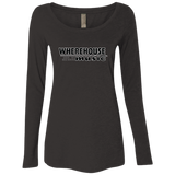 Wherehouse Music NL6731 Ladies' Triblend LS Scoop