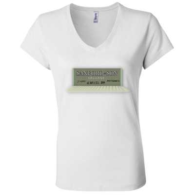 Sanford And Son B6005 Ladies' Jersey V-Neck T-Shirt