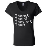 There Their Thurr B6005 Ladies' Jersey V-Neck T-Shirt