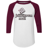 Jamestown Mall White 420 Colorblock Raglan Jersey