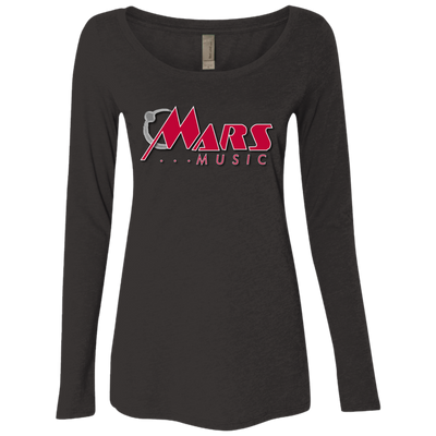 Mars Music NL6731 Ladies' Triblend LS Scoop