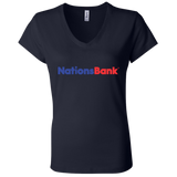 Nations Bank B6005 Ladies' Jersey V-Neck T-Shirt