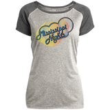 Mississippi Nights LST362 Ladies Heather on Heather Performance T-Shirt