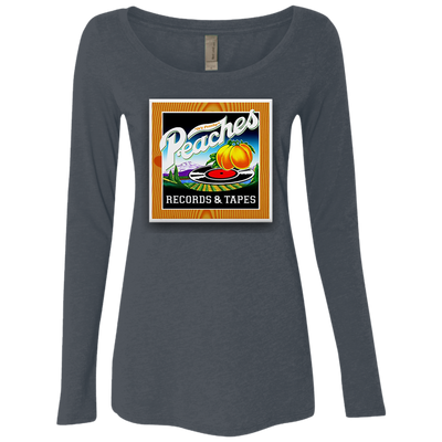 Peaches NL6731 Ladies' Triblend LS Scoop