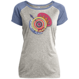 Northwest Plaza LST362 Ladies Heather on Heather Performance T-Shirt