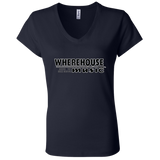 Wherehouse Music B6005 Ladies' Jersey V-Neck T-Shirt