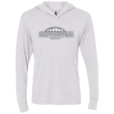 Checkerdome White NL6021 Unisex Triblend LS Hooded T-Shirt