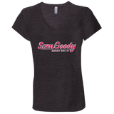 Sam Goody B6005 Ladies' Jersey V-Neck T-Shirt