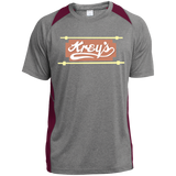 Kreys ST361 Heather Colorblock Poly T-Shirt