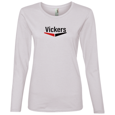 Vickers Black 884L Ladies' Lightweight LS T-Shirt