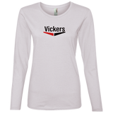 Vickers Black 884L Ladies' Lightweight LS T-Shirt