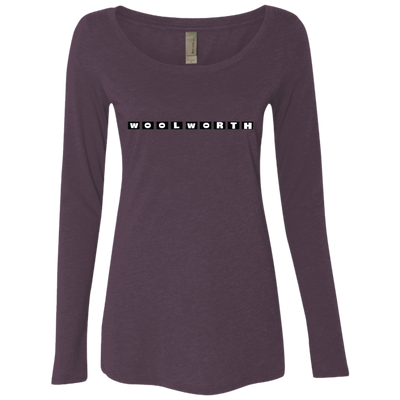 Woolworth NL6731 Ladies' Triblend LS Scoop