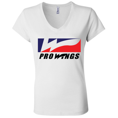 Pro Wings  Ladies' Jersey V-Neck T-Shirt