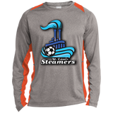 ST361LS Long Sleeve Heather Colorblock Poly T-Shirt