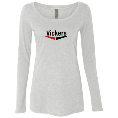 Vickers Black NL6731 Ladies' Triblend LS Scoop