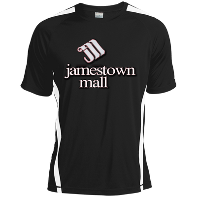 Jamestown Mall White ST351 Colorblock Dry Zone Crew