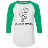 St. Louis Hawks Black 420 Colorblock Raglan Jersey