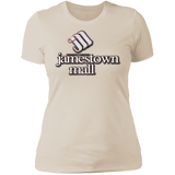 Jamestown Mall White NL3900 Ladies' Boyfriend T-Shirt