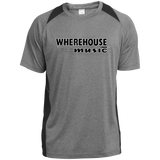 Wherehouse Music ST361 Heather Colorblock Poly T-Shirt