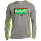 Casa Gallardo ST361LS Long Sleeve Heather Colorblock Poly T-Shirt