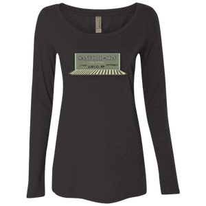 Sanford And Son NL6731 Ladies' Triblend LS Scoop