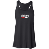 Vickers White B8800 Flowy Racerback Tank